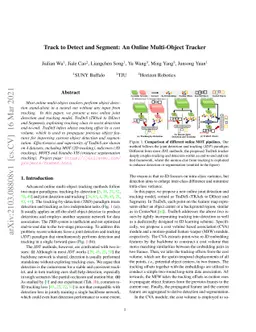 Track to Detect and Segment: An Online Multi-Object Tracker