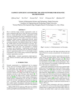 EADNet: Efficient Asymmetric Dilated Network for Semantic Segmentation