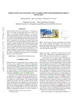Modulating Localization and Classification for Harmonized Object
  Detection