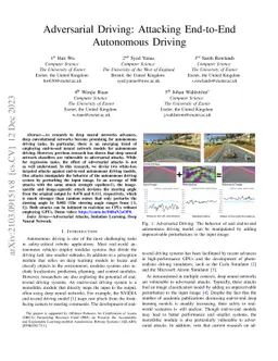 Adversarial Driving: Attacking End-to-End Autonomous Driving