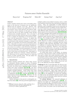 Fairness-aware Outlier Ensemble