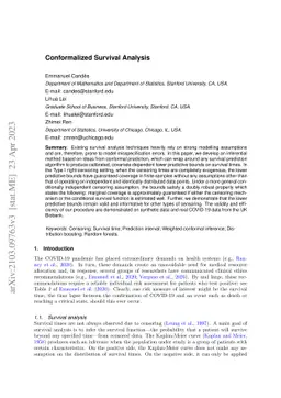Conformalized Survival Analysis