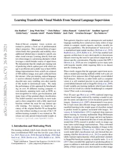 Learning Transferable Visual Models From Natural Language Supervision