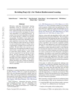 Revisiting Peng's Q($λ$) for Modern Reinforcement Learning