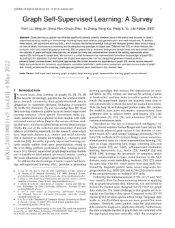 Graph Self-Supervised Learning: A Survey