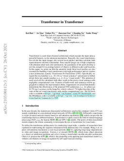 Transformer in Transformer