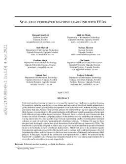 Scalable federated machine learning with FEDn