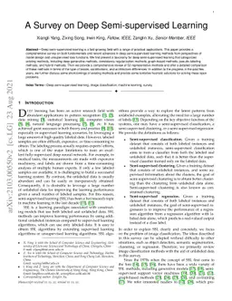 A Survey on Deep Semi-supervised Learning