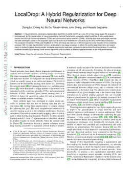 LocalDrop: A Hybrid Regularization for Deep Neural Networks