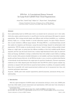 FPS-Net: A Convolutional Fusion Network for Large-Scale LiDAR Point
  Cloud Segmentation