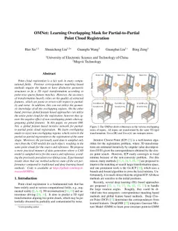 OMNet: Learning Overlapping Mask for Partial-to-Partial Point Cloud
  Registration
