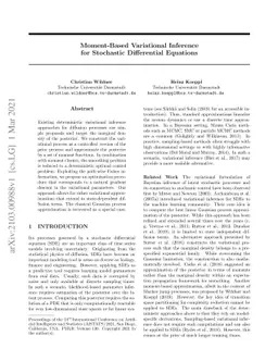 Moment-Based Variational Inference for Stochastic Differential Equations