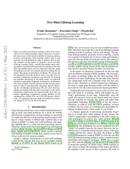 Few-Shot Lifelong Learning