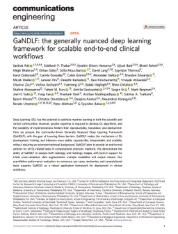 GaNDLF: A Generally Nuanced Deep Learning Framework for Scalable
  End-to-End Clinical Workflows in Medical Imaging