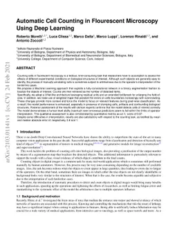 Automatic Cell Counting in Flourescent Microscopy Using Deep Learning