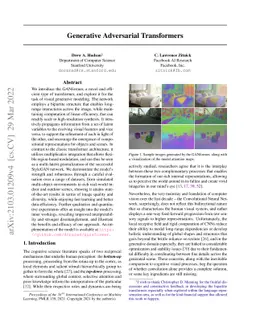 Generative Adversarial Transformers