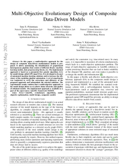 Multi-Objective Evolutionary Design of Composite Data-Driven Models