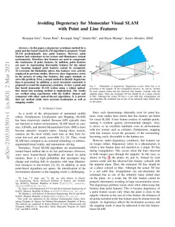 Avoiding Degeneracy for Monocular Visual SLAM with Point and Line
  Features