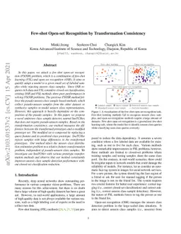 Few-shot Open-set Recognition by Transformation Consistency