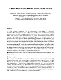 A Novel CNN-LSTM-based Approach to Predict Urban Expansion