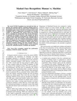 Masked Face Recognition: Human vs. Machine