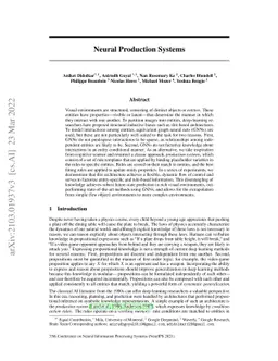 Neural Production Systems: Learning Rule-Governed Visual Dynamics