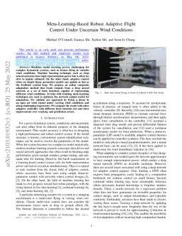 Meta-Learning-Based Robust Adaptive Flight Control Under Uncertain Wind
  Conditions