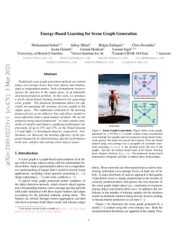 Energy-Based Learning for Scene Graph Generation