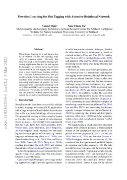 Few-shot Learning for Slot Tagging with Attentive Relational Network