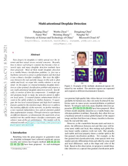 Multi-attentional Deepfake Detection