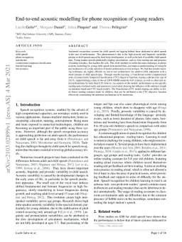 End-to-end acoustic modelling for phone recognition of young readers