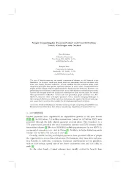 Graph Computing for Financial Crime and Fraud Detection: Trends,
  Challenges and Outlook