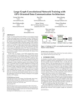 Large Graph Convolutional Network Training with GPU-Oriented Data
  Communication Architecture