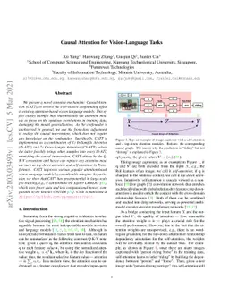Causal Attention for Vision-Language Tasks