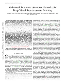 Variational Structured Attention Networks for Deep Visual Representation
  Learning