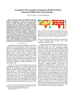 Ground-SLAM: Ground Constrained LiDAR SLAM for Structured Multi-Floor
  Environments