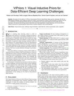 VIPriors 1: Visual Inductive Priors for Data-Efficient Deep Learning
  Challenges