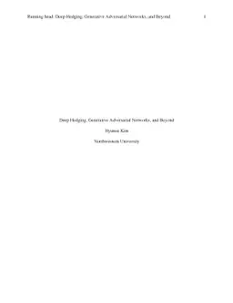 Deep Hedging, Generative Adversarial Networks, and Beyond