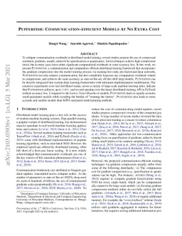 Pufferfish: Communication-efficient Models At No Extra Cost