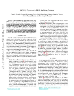 ODAS: Open embeddeD Audition System