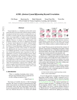 ACRE: Abstract Causal REasoning Beyond Covariation