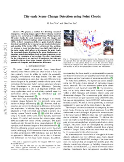 City-scale Scene Change Detection using Point Clouds