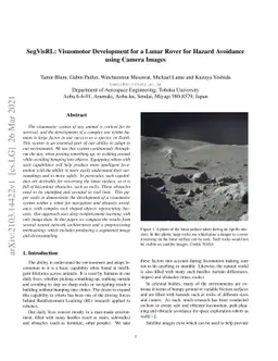 SegVisRL: Visuomotor Development for a Lunar Rover for Hazard Avoidance
  using Camera Images