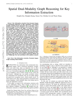 Spatial Dual-Modality Graph Reasoning for Key Information Extraction