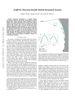iLQR for Piecewise-Smooth Hybrid Dynamical Systems