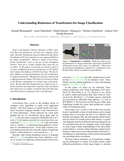 Understanding Robustness of Transformers for Image Classification