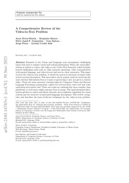 A Comprehensive Review of the Video-to-Text Problem