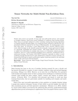 Tensor Networks for Multi-Modal Non-Euclidean Data