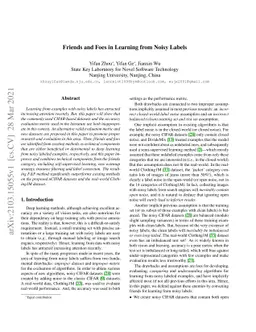 Friends and Foes in Learning from Noisy Labels