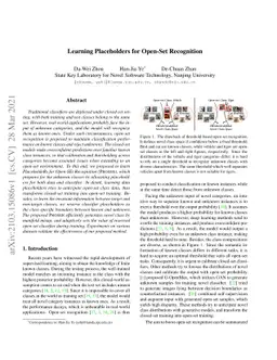 Learning Placeholders for Open-Set Recognition